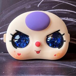 LIGHT UP Baby Three Green Hair with Glittery Baby Blue Eyes - BB3